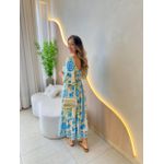 VESTIDO MIDI ESTER AZUL