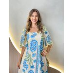 VESTIDO MIDI ESTER AZUL