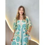 VESTIDO MIDI ESTER VERDE