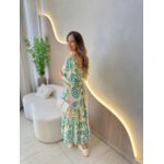 VESTIDO MIDI ESTER VERDE