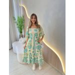 VESTIDO MIDI ESTER VERDE