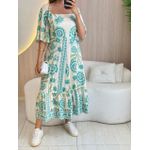 VESTIDO MIDI ESTER VERDE