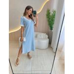 VESTIDO MIDI PAULA AZUL CLARO