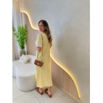VESTIDO MIDI PAULA AMARELO