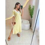 VESTIDO MIDI PAULA AMARELO