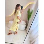 VESTIDO MIDI PAULA AMARELO