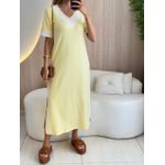 VESTIDO MIDI PAULA AMARELO