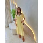 VESTIDO MIDI PAULA AMARELO