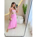 VESTIDO MIDI JAMILE ROSA