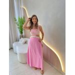 VESTIDO MIDI JAMILE ROSA