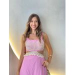 VESTIDO MIDI JAMILE ROSA