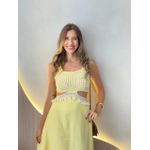 VESTIDO MIDI JAMILE AMARELO