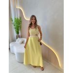 VESTIDO MIDI JAMILE AMARELO