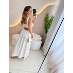 VESTIDO MIDI JAMILE BRANCO
