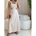 VESTIDO MIDI JAMILE NUDE