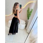 VESTIDO MIDI JAMILE PRETO