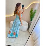 VESTIDO MIDI LORENA AZUL