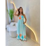 VESTIDO MIDI LORENA AZUL