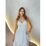 VESTIDO MIDI VIRGINIA POA BRANCO