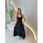 VESTIDO MIDI VIRGINIA PRETO