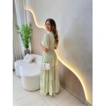 VESTIDO VALENTINA MANGA CURTA VERDE CLARO