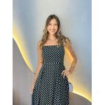 VESTIDO MIDI ELOAH PRETO