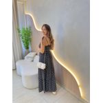 VESTIDO MIDI ELOAH PRETO