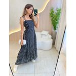 VESTIDO MIDI ELOAH PRETO