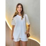 CONJUNTO SHORT SELENA BRANCO
