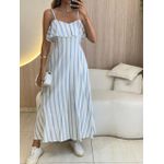 VESTIDO MIDI MARCELA AZUL