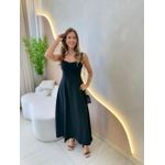 VESTIDO MIDI ANA CLARA PRETO