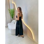 VESTIDO MIDI ANA CLARA PRETO