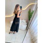 VESTIDO MIDI ANA CLARA PRETO