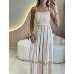 VESTIDO LONGO KAMILLE NUDE