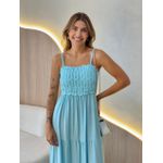 VESTIDO LONGO KAMILLE AZUL