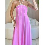 VESTIDO MIDI MARIA RITA ROSA