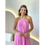 VESTIDO MIDI MARIA RITA ROSA