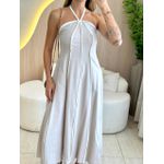 VESTIDO MIDI MARIA RITA AREIA
