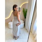VESTIDO MIDI MARIA RITA AREIA