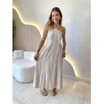 VESTIDO MIDI MARIA RITA AREIA