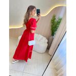 VESTIDO MIDI ELISA VERMELHO