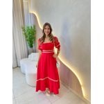 VESTIDO MIDI ELISA VERMELHO
