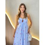 VESTIDO LONGO VIVI AZUL