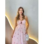 VESTIDO LONGO VIVI ROSA