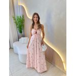 VESTIDO LONGO VIVI ROSA