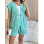 CONJUNTO SHORT DAISY VERDE AGUA