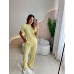 CONJUNTO CALÇA TAMIRES AMARELO