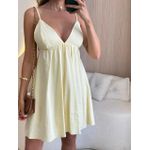 VESTIDO CURTO LORRAINE AMARELO
