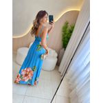 VESTIDO MIDI RAISSA AZUL
