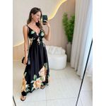 VESTIDO MIDI RAISSA PRETO